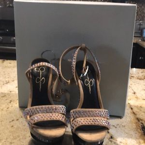 Jessica Simpson Rhine stone fancy sandals.